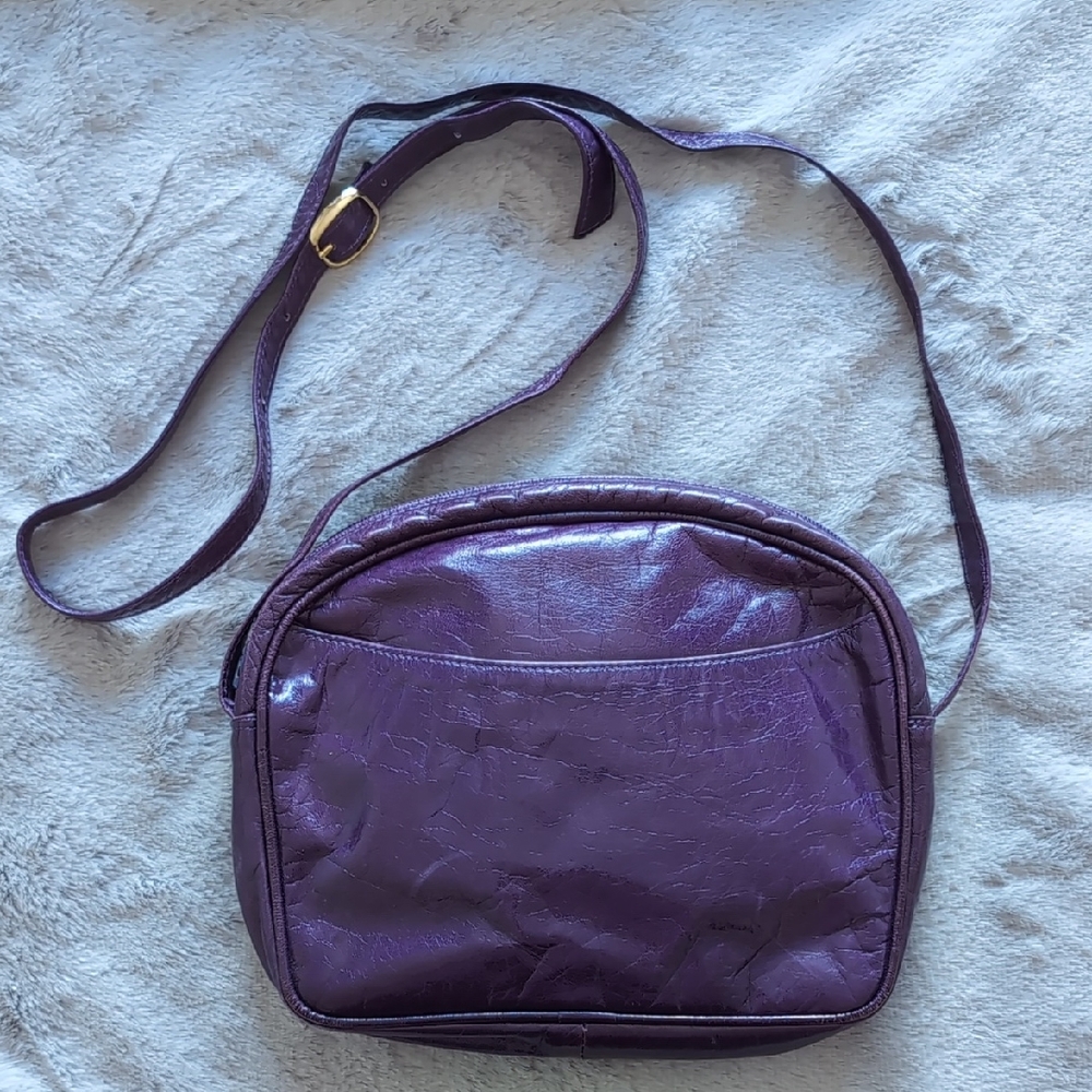 HOLT RENFREW VINTAGE LEATHER BAG, APP. 1980s